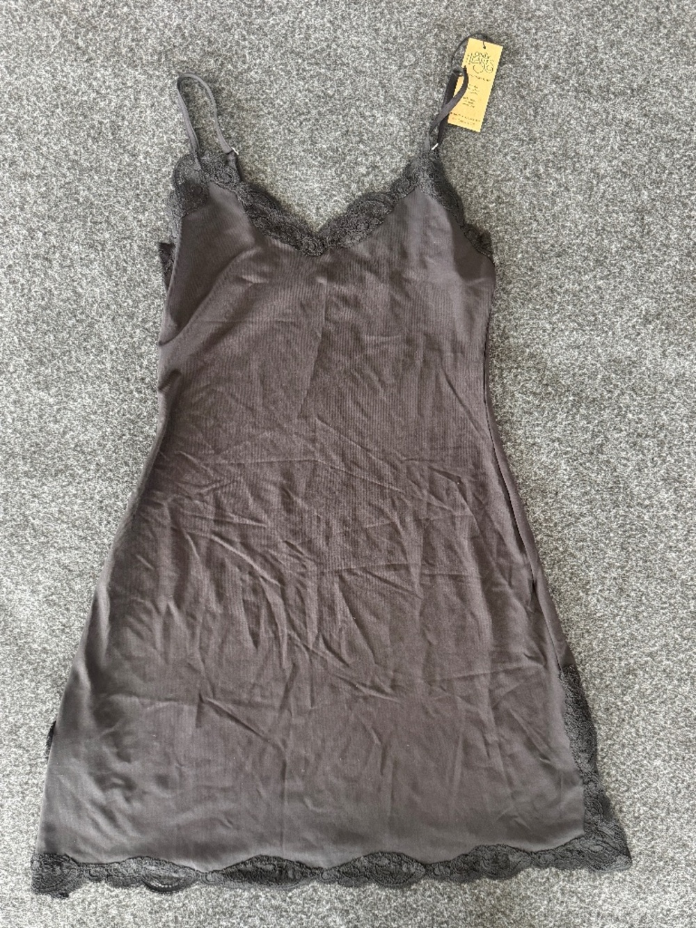 Only Hearts NYC Slip Dress in Black